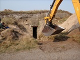 Udgravning af bunker